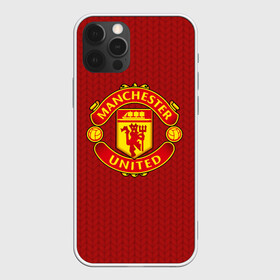 Чехол для iPhone 12 Pro с принтом Manchester United Knitted в Рязани, силикон | область печати: задняя сторона чехла, без боковых панелей | england | football | logo | manchester united | pattern | sport | англия | арт | вязаный | лига | лого | манчестер юнайтед | переплет | свитер | спорт | текстура | узор | фк | футбол | футбольный клуб | эмблема