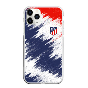 Чехол для iPhone 11 Pro Max матовый с принтом Atletico Madrid в Рязани, Силикон |  | атлетико мадрид | эмблема