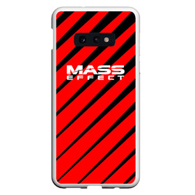 Чехол для Samsung S10E с принтом Mass Effect в Рязани, Силикон | Область печати: задняя сторона чехла, без боковых панелей | effect | game | n7 | shepard | галактика | жнец | игра | масс | нормандия | планета | шепард | эффект