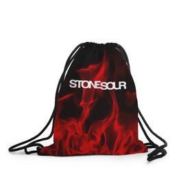 Рюкзак-мешок 3D с принтом STONE SOUR в Рязани, 100% полиэстер | плотность ткани — 200 г/м2, размер — 35 х 45 см; лямки — толстые шнурки, застежка на шнуровке, без карманов и подкладки | punk | rock | stone sour | альтернативный хип хоп | группа | инди поп | музыка | музыкальное произведение | ноты | панк | регги | рок | синти поп