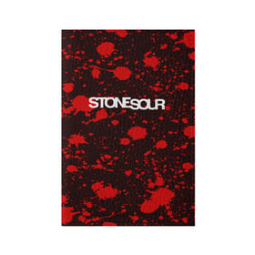 Обложка для паспорта матовая кожа с принтом STONE SOUR в Рязани, натуральная матовая кожа | размер 19,3 х 13,7 см; прозрачные пластиковые крепления | punk | rock | stone sour | альтернативный хип хоп | группа | инди поп | музыка | музыкальное произведение | ноты | панк | регги | рок | синти поп