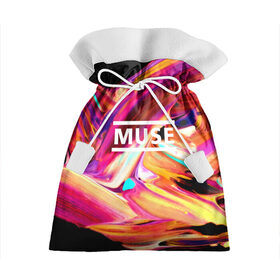 Подарочный 3D мешок с принтом MUSE в Рязани, 100% полиэстер | Размер: 29*39 см | Тематика изображения на принте: muse | punk | rock | альтернативный хип хоп | группа | инди поп | музыка | музыкальное произведение | ноты | панк | регги | рок | синти поп