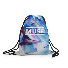 Рюкзак-мешок 3D с принтом MUSE COLLECTION в Рязани, 100% полиэстер | плотность ткани — 200 г/м2, размер — 35 х 45 см; лямки — толстые шнурки, застежка на шнуровке, без карманов и подкладки | muse | punk | rock | альтернативный хип хоп | группа | инди поп | музыка | музыкальное произведение | ноты | панк | регги | рок | синти поп