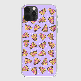 Чехол для iPhone 12 Pro Max с принтом Пицца Мун в Рязани, Силикон |  | food | pattern | pizza | sailor moon | еда | паттерн | пицца | сейлор мун