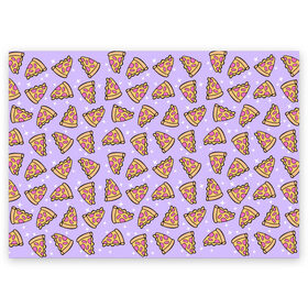 Поздравительная открытка с принтом Пицца Мун в Рязани, 100% бумага | плотность бумаги 280 г/м2, матовая, на обратной стороне линовка и место для марки
 | Тематика изображения на принте: food | pattern | pizza | sailor moon | еда | паттерн | пицца | сейлор мун
