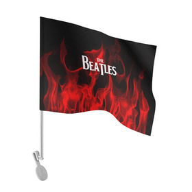 Флаг для автомобиля с принтом The Beatles в Рязани, 100% полиэстер | Размер: 30*21 см | beatles | punk | rock | the beatles | альтернативный хип хоп | группа | инди поп | музыка | музыкальное произведение | ноты | панк | регги | рок | синти поп