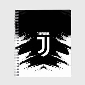 Тетрадь с принтом JUVENTUS в Рязани, 100% бумага | 48 листов, плотность листов — 60 г/м2, плотность картонной обложки — 250 г/м2. Листы скреплены сбоку удобной пружинной спиралью. Уголки страниц и обложки скругленные. Цвет линий — светло-серый
 | football | soccer | ювентус