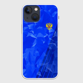 Чехол для iPhone 13 mini с принтом RUSSIA SPORT в Рязани,  |  | fc | football | fotball club | russia | sport | россия | спорт | спортивные | униформа | фирменные цвета | фк | футбол | футбольный клуб