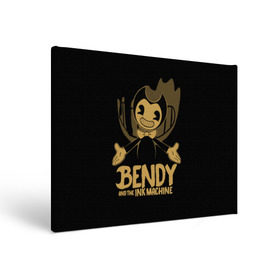 Холст прямоугольный с принтом Bendy and the ink machine (20) в Рязани, 100% ПВХ |  | bendy | bendy and the ink machine | game | horror | ink | machine | trend | video game