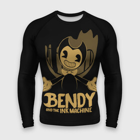 Мужской рашгард 3D с принтом Bendy and the ink machine (20) в Рязани,  |  | Тематика изображения на принте: bendy | bendy and the ink machine | game | horror | ink | machine | trend | video game