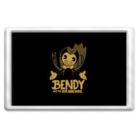 Магнит 45*70 с принтом Bendy and the ink machine (20) в Рязани, Пластик | Размер: 78*52 мм; Размер печати: 70*45 | bendy | bendy and the ink machine | game | horror | ink | machine | trend | video game