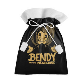 Подарочный 3D мешок с принтом Bendy and the ink machine (20) в Рязани, 100% полиэстер | Размер: 29*39 см | bendy | bendy and the ink machine | game | horror | ink | machine | trend | video game