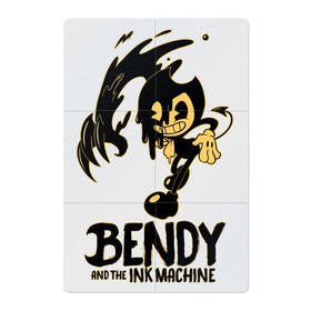 Магнитный плакат 2Х3 с принтом Bendy and the ink machine (21) в Рязани, Полимерный материал с магнитным слоем | 6 деталей размером 9*9 см | Тематика изображения на принте: bendy | bendy and the ink machine | game | horror | ink | machine | trend | video game