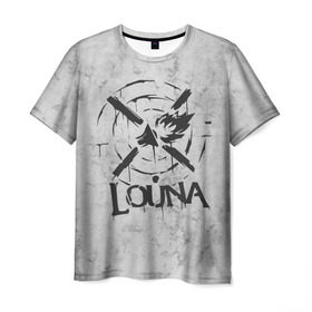 Мужская футболка 3D с принтом Louna в Рязани, 100% полиэфир | прямой крой, круглый вырез горловины, длина до линии бедер | louna | лусинэ геворкян