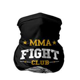 Бандана-труба 3D с принтом MMA Fight Club в Рязани, 100% полиэстер, ткань с особыми свойствами — Activecool | плотность 150‒180 г/м2; хорошо тянется, но сохраняет форму | ufc | бои | бои без правил | бойцы мма | мма | смешанные единоборства | юфс