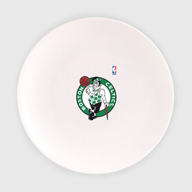 Тарелка с принтом Boston celtics в Рязани, фарфор | диаметр - 210 мм
диаметр для нанесения принта - 120 мм | boston celtics | nba | баскетбол | бостон селтикс