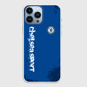 Чехол для iPhone 13 Pro Max с принтом CHELSEA SPORT в Рязани,  |  | chelsea | fc | football | fotball club | sport | спорт | спортивные | униформа | фирменные цвета | фк | футбол | футбольный клуб | челси