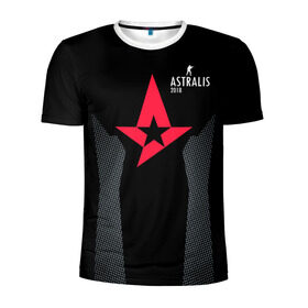 Мужская футболка 3D спортивная с принтом Astralis - The Form в Рязани, 100% полиэстер с улучшенными характеристиками | приталенный силуэт, круглая горловина, широкие плечи, сужается к линии бедра | 0x000000123 | astralis | csgo | form | астралис | ксго | форма