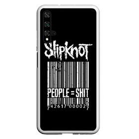 Чехол для Honor 20 с принтом Slipknot People в Рязани, Силикон | Область печати: задняя сторона чехла, без боковых панелей | Тематика изображения на принте: alternative | iowa | metal | nu | slipknot | slipnot | taylor | метал | слипкнот | слипнот