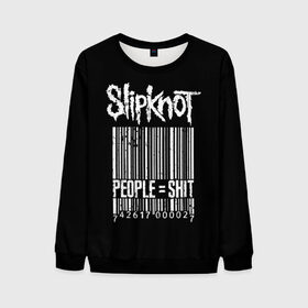 Мужской свитшот 3D с принтом Slipknot People в Рязани, 100% полиэстер с мягким внутренним слоем | круглый вырез горловины, мягкая резинка на манжетах и поясе, свободная посадка по фигуре | alternative | iowa | metal | nu | slipknot | slipnot | taylor | метал | слипкнот | слипнот