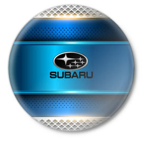 Значок с принтом SUBARU sport collection в Рязани,  металл | круглая форма, металлическая застежка в виде булавки | auto | automobile | car | carbon | machine | motor | motor car | sport car | subaru | автомашина | бренд | легковой автомобиль | марка | спортивный автомобиль | тачка