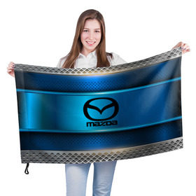 Флаг 3D с принтом MAZDA sport collection в Рязани, 100% полиэстер | плотность ткани — 95 г/м2, размер — 67 х 109 см. Принт наносится с одной стороны | Тематика изображения на принте: auto | automobile | car | carbon | machine | mazda | motor | motor car | sport car | автомашина | бренд | легковой автомобиль | мазда | марка | спортивный автомобиль | тачка