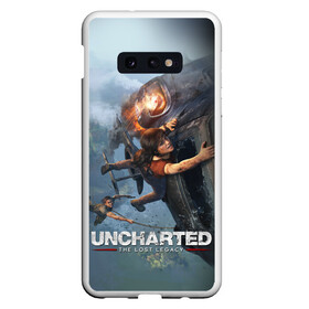 Чехол для Samsung S10E с принтом Uncharted в Рязани, Силикон | Область печати: задняя сторона чехла, без боковых панелей | chloe | drake | elena | nathan | naughty dog | sully | анчартед | дрейк | натан | нейтан | ноти дог | пиратs | приключения | путь вора | салли | утраченное наследие