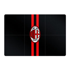 Магнитный плакат 3Х2 с принтом AC Milan FC в Рязани, Полимерный материал с магнитным слоем | 6 деталей размером 9*9 см | football | italia | logo | milan | sport | италия | лого | милан | спорт | фк | футбол | футбольный клуб