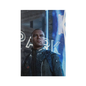 Обложка для паспорта матовая кожа с принтом Markus. Detroit: Become Human в Рязани, натуральная матовая кожа | размер 19,3 х 13,7 см; прозрачные пластиковые крепления | Тематика изображения на принте: 2038 | android | connor | dbh | detroit | future | gamer | human | kara | markus | андроид | будущее | детройт | детройтстатьчеловеком | игра | кара | конор | маркус | человек