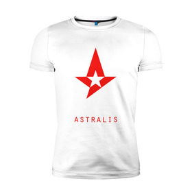 Мужская футболка премиум с принтом Astralis - The Form в Рязани, 92% хлопок, 8% лайкра | приталенный силуэт, круглый вырез ворота, длина до линии бедра, короткий рукав | astralis | counter strike | cs go