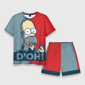 Мужской костюм с шортами 3D с принтом Homer Simpson (DOH) в Рязани,  |  | bart | doh | homer | homer simpson | hope | hope poster | lisa | march | poster | simpsons | барт. лиза | гомер | мардж | мегги | пончик | пончик и гомер | симпсоны