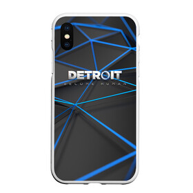 Чехол для iPhone XS Max матовый с принтом Detroitbecome human в Рязани, Силикон | Область печати: задняя сторона чехла, без боковых панелей | connor | cyberlife | detroit become human | deviant | kara | markus | ps4 | rk800 |  detroit: become human | детроит | детроит: стать человеком | игры | кара | коннор | конор | кэра | маркус | пиратs | эксклюзив