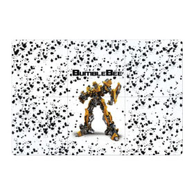 Магнитный плакат 3Х2 с принтом Шмель в Рязани, Полимерный материал с магнитным слоем | 6 деталей размером 9*9 см | bumblebee | бамблби | герой | камаро | прайм | трансформеры | фильм | шевроле