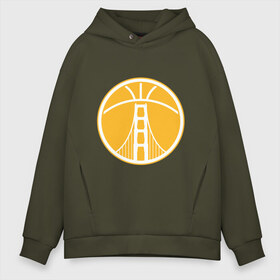 Мужское худи Oversize хлопок с принтом Golden State Warriors в Рязани, френч-терри — 70% хлопок, 30% полиэстер. Мягкий теплый начес внутри —100% хлопок | боковые карманы, эластичные манжеты и нижняя кромка, капюшон на магнитной кнопке | basketball | golden state warriors | nba | баскетбол | голден стэйт уорриорз | нба