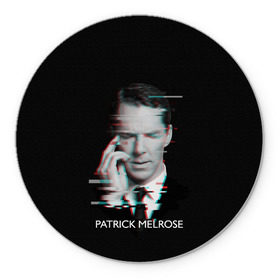 Коврик круглый с принтом Patrick Melrose в Рязани, резина и полиэстер | круглая форма, изображение наносится на всю лицевую часть | benedict cumberbatch | patrick melrose | бенедикт камбербэтч | патрик мелроуз