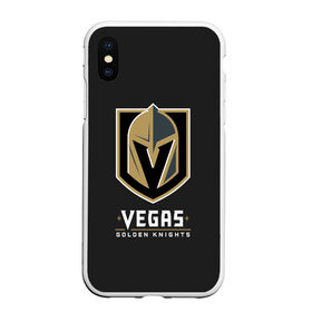 Чехол для iPhone XS Max матовый с принтом Vegas Golden Knights в Рязани, Силикон | Область печати: задняя сторона чехла, без боковых панелей | 