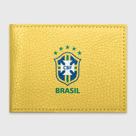 Обложка для студенческого билета с принтом Сборная Бразилии в Рязани, натуральная кожа | Размер: 11*8 см; Печать на всей внешней стороне | сборная бразилии | футбол