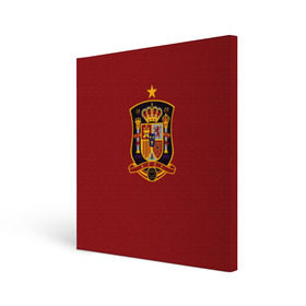 Холст квадратный с принтом Сборная Испании в Рязани, 100% ПВХ |  | сборная испании | футбол