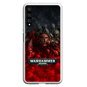 Чехол для Honor 20 с принтом Warhammer 40000 Dawn Of War в Рязани, Силикон | Область печати: задняя сторона чехла, без боковых панелей | relic entertainment | warhammer 40000: dawn of war | черепа