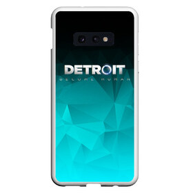 Чехол для Samsung S10E с принтом DETROIT BECOME HUMAN в Рязани, Силикон | Область печати: задняя сторона чехла, без боковых панелей | connor | cyberlife | detroit become human | deviant | kara | markus | ps4 | rk800 |  detroit: become human | детроит | детроит: стать человеком | игры | кара | коннор | конор | кэра | маркус | пиратs | эксклюзив