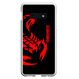 Чехол для Samsung S10E с принтом Scorpions в Рязани, Силикон | Область печати: задняя сторона чехла, без боковых панелей | scorpions | группа | скорпионс | хард | хардрок