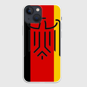 Чехол для iPhone 13 mini с принтом German eagle в Рязани,  |  | герб | германский | немецкий | орел | флаг