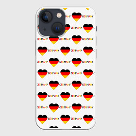 Чехол для iPhone 13 mini с принтом Love Germany в Рязани,  |  | germany | германия