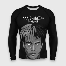 Мужской рашгард 3D с принтом Xxxtentation RIP в Рязани,  |  | at | i | look | me | p | r | r.i.p. | revenge | rip | x | xtentation | xxx | рэп