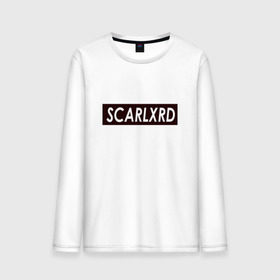 Мужской лонгслив хлопок с принтом scarlxrd_black в Рязани, 100% хлопок |  | Тематика изображения на принте: scarlxrd | мариус