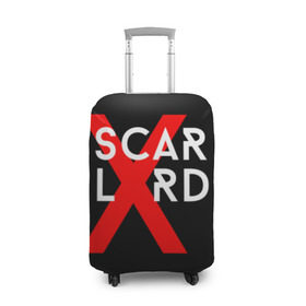 Чехол для чемодана 3D с принтом scarlxrd_3 в Рязани, 86% полиэфир, 14% спандекс | двустороннее нанесение принта, прорези для ручек и колес | scarlxrd | мариус