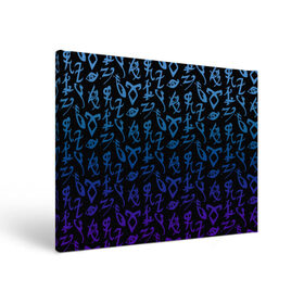 Холст прямоугольный с принтом Blue runes в Рязани, 100% ПВХ |  | freeform | shadowhunters | доминик шервуд | клэри фрэй | кэтрин макнамара | фэнтази