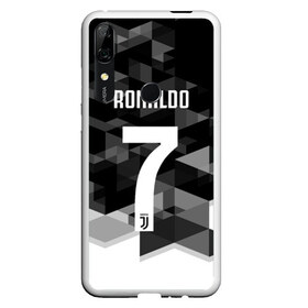 Чехол для Honor P Smart Z с принтом RONALDO JUVE SPORT в Рязани, Силикон | Область печати: задняя сторона чехла, без боковых панелей | cr7 | fc | клуб | криштиану роналду | роналдо | фк | ювентус