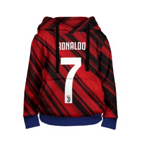 Детская толстовка 3D с принтом RONALDO JUVE SPORT в Рязани, 100% полиэстер | двухслойный капюшон со шнурком для регулировки, мягкие манжеты на рукавах и по низу толстовки, спереди карман-кенгуру с мягким внутренним слоем | club | cr7 | fc | football | ronaldo | sport | криштиану роналду | роналдо | спорт | фк | форма | футбольный клуб | ювентус