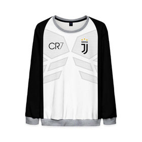 Мужской свитшот 3D с принтом RONALDO JUVE SPORT в Рязани, 100% полиэстер с мягким внутренним слоем | круглый вырез горловины, мягкая резинка на манжетах и поясе, свободная посадка по фигуре | Тематика изображения на принте: cr7 | fc juventus | football | juve | juventus | ronaldo | sport | роналдо | спорт | футбол | ювентус